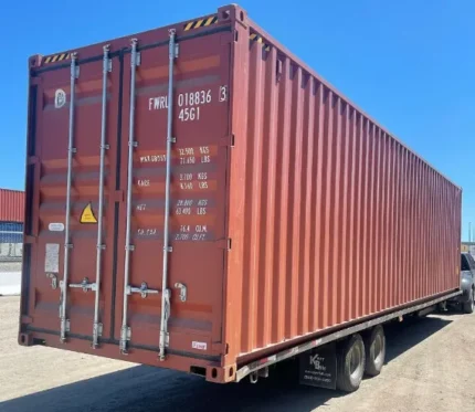 40ft High Cube Open Side with Post Shipping Container