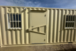 40ft Mobile Office Shipping Container with Storage (18/22) (40HCMOS1822)