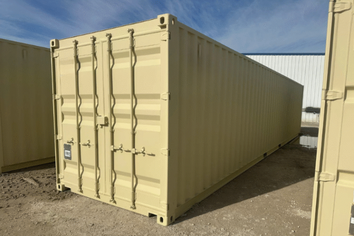 40ft Mobile Office Shipping Container with Storage (18/22) (40HCMOS1822)