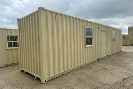 40ft Shipping Container Office (Insulated / No Siding) (40HCOFI)