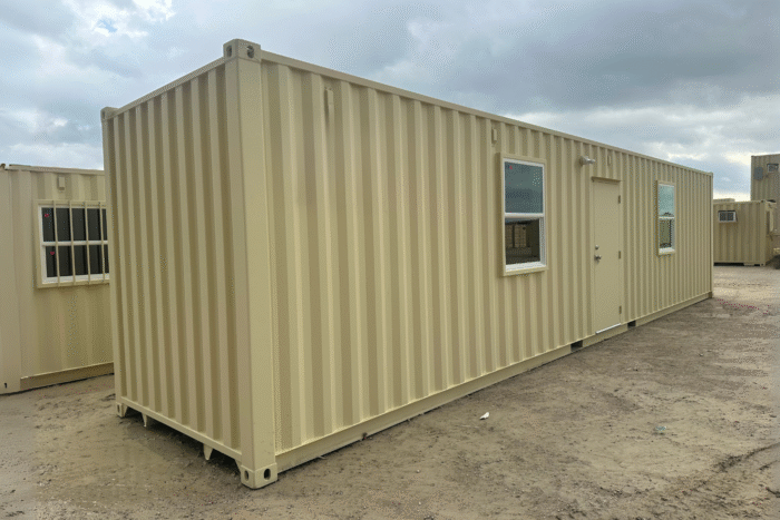 40ft Shipping Container Office (Insulated / No Siding) (40HCOFI)