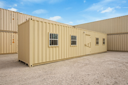 40ft Shipping Container Office (Insulated / With Siding) (40HCOFIS)