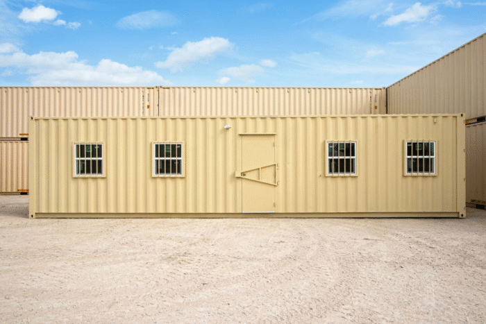 40ft Shipping Container Office (Insulated / With Siding) (40HCOFIS)