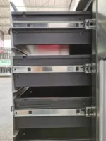 Storage Cabinet with Workbench 10ft (18 Drawers & 2 Cabinets)
